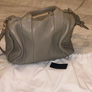 Alexander want pebble leather tote